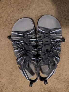 G.H. Bass Gray and Blue Men's Outdoor Sport Sandals